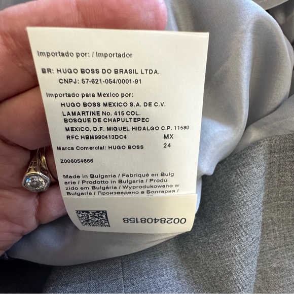 Hugo Boss Gray Sleeveless Sheath Midi Dress - Picture 5 of 9